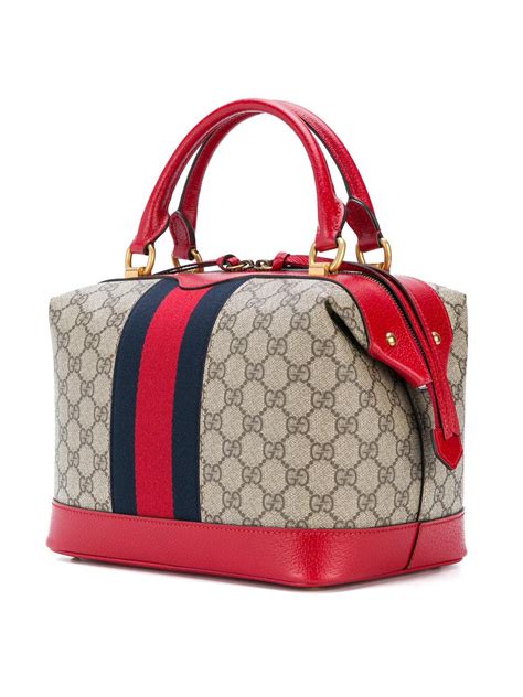 gucci bag red and black|gg canvas gucci tote.